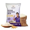 Sugar.fit Sugar Control Rice – Sona Masoori, lab-tested low glycemic, whole grain 100% natural, pesticide-free, diabetes- friendly, supports healthy weight & blood sugar – 1 Kg (Pack of 1)