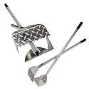 ActiveDogs Dog Pooper Scooper, Heavy Duty Aluminum Teeth Dog Scoop