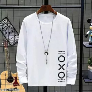 ACTIVEMENS Printed Men White T-Shirt