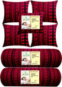 ACTOS Microfibre Geometric Bolster Pack of 7