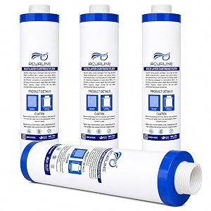 acualine 9 inch mlt candle filter pre filter cartridge for water purifier outer sediment ro filter compatible with aquaguard livpure lg water and others pack 4