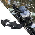 acube mart Abs Motorcycle Front Spoiler Winglet Kit Anti Shake for Kawasaki Z900 Black Bike Fairing Kit
