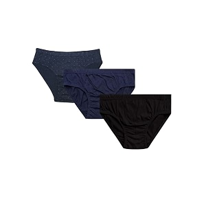 Acumen Mens Underwear Briefs 3-Pack - 100
