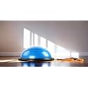Half Balance Ball for Exercise with Resistance Bands and Foot Pump, Inflatable Yoga Bosu Ball for Home Gym Workouts (multi., Big - 58)