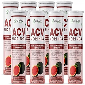 acv moringa effervescent tablets with cinnamon  750 mg apple cider vinegar moringa amp cinnamon refreshing watermelon flavour  weight management sugar amp cholesterol support -120 tabs