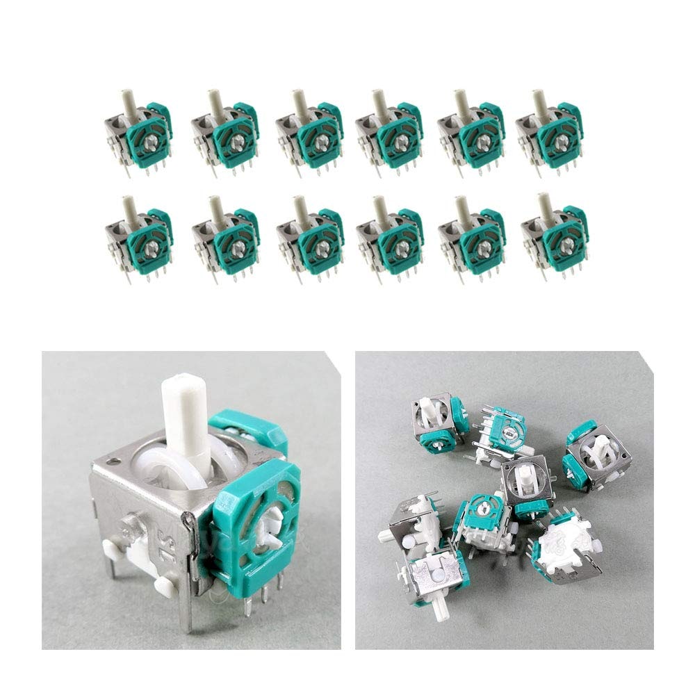 Naalog Stick Acxico 12Pcs Analog Joystick Stick Replacement for Nintendo Gamecube ...