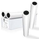 ACYPAPER Plotter Paper 36 x 150, CAD Paper Rolls, 20 lb. Bond Paper on 2" Core for CAD Printing on Wide Format Ink Jet Printers, 4 Rolls per Box. Premium Quality