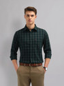AD by Arvind Men Checkered Casual Green