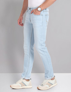 AD by Arvind Skinny Men Blue Jeans