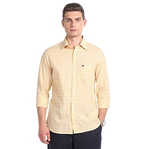 AD by Arvind Tartan Check Cotton Summer