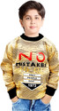 AD & AV Boys Printed, Self Design Round Neck Beige Sweater