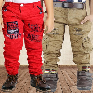 ad  av regular fit boys multicolor trousers