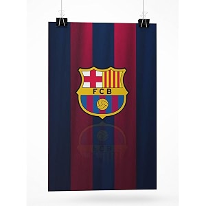 ad infinitum 300 gsm paper fc barcelona football clubs wall posters 13x19 inch multicolor