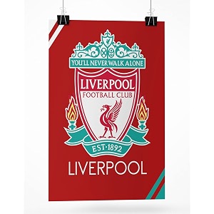 ad infinitum football clubs wall posters for home amp office decor  300 gsm paper 13x19 inches liverpool fc_1