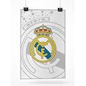 AD INFINITUM Football Quality Wall Posters for Home &amp; Office Decor | 300 GSM Paper, 13x19 inches (Real Madrid_4)
