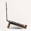 AD Planet Laptop Stand Minimal Wood Handmade Vintage Style Wooden Foldable Tray Minimalistic Rustic MacBook Stand Ships World Wide from India