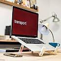 Minimal Laptop Stand Adjustable MacBook Stand Foldable Wooden Handmade Laptop Riser Modern Desk Laptop Stand Ships World Wide from India