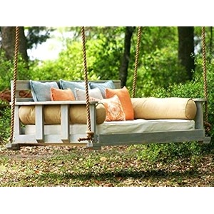 ad planet rope hanging wooden hammock swing sofa for living room  house swings for adults  patio jhula for home indoor garden outdoor amp balcony  solid wood off white 60x24x18 inch