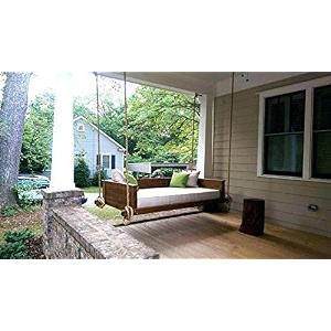 ad planet rope hanging wooden hammock swing sofa for living room  house swings for adults  patio jhula for home indoor garden outdoor amp balcony  solid wood wood brown 60x24x18 inch