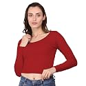 A1059 Women39s Cotton Scoop Neck Full Sleeve