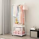 ADA Coat Rack Coat Tree Hat Hanger Holder 11 Hooks For Jacket Umbrella Tree Stand With Base Metal (Black), 20 X 20 X 17.4 Cm