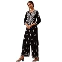 Ada Hand Embroidered Lucknowi Chikankari Modal Kurta