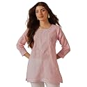 Ada Hand Embroidered Lucknowi Chikankari Cotton Top
