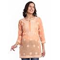 Ada Hand Embroidered Lucknowi Chikankari Cotton Top