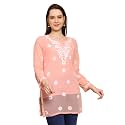 Ada Hand Embroidered Lucknowi Chikankari Georgette Top