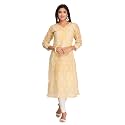 Ada Hand Embroidered Lucknowi Chikankari Cotton Kurta