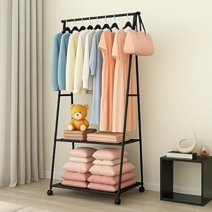 ada coat rack coat tree hat hanger holder 11 hooks for jacket umbrella tree stand with base metal black 20 x 20 x 174 cm