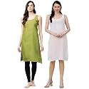 Ada Womens Terivoile Cotton Suit Full SlipCamisole