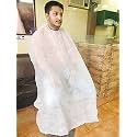 Adaamya® Single use (disposable) cutting Sheet for salon,Barber shop,Beauty parlour white colour set of 100 Pieces