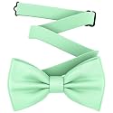 Adam Young Men's Bow Ties Pre-Tied Style Formal Satin Classic Bowtie for Tuxedo Faux Silk