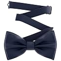 Adam Young Men's Bow Ties Pre-Tied Style Formal Satin Classic Bowtie for Tuxedo Faux Silk