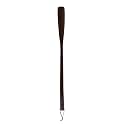 Adamis 21 Inch Wooden Long Handle Shoe Horn with Loop, Shoe Spoon/Boot Horn for Seniors, Men, Women, Kids