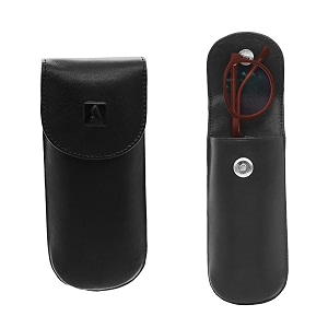 adamis genuine leather hard shell men and women spectacle case convertible to soft and flexible spectacle pouch with removable leather shell durable for sunglass eyeglass and reading glasses