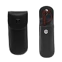 Adamis Genuine Leather Hard Shell Men And Women Spectacle Case, Convertible To Soft And Flexible Spectacle Pouch With Removable Leather Shell. Durable For Sunglass, Eyeglass And Reading Glasses.