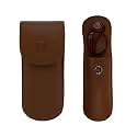 Adamis Genuine Leather Hard Shell Men And Women Spectacle Case, Convertible To Soft And Flexible Spectacle Pouch With Removable Leather Shell. Durable For Sunglass, Eyeglass And Reading Glasses.