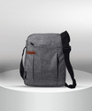 ADAMSON Grey Men Sling Bag - Extra Large Medium Travels bags