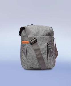 adamson grey men sling bag - extra large sling bag