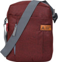 ADAMSON Maroon Sling Bag Denim Design office bag