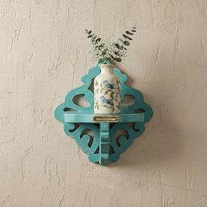 Adans Homes Shelf Wooden Wall Mounted Distressed