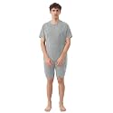Adaptive Clothing for men Anti-Strip Back-Zip Jumpsuit for Elderly men