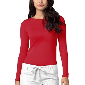 Adar Womens Comfort Long Sleeve T-Shirt Underscrub