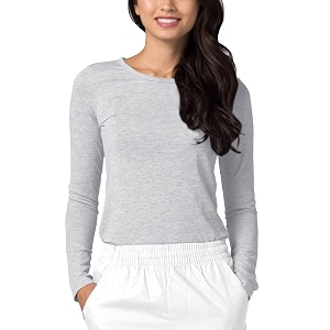 Adar Womens Comfort Long Sleeve T-Shirt Underscrub