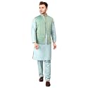 Men39s Cotton Silk Blend Regular Kurta Pyjama