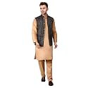 Men39s Cotton Silk Blend Regular Kurta Pyjama