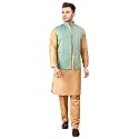 Men39s Cotton Silk Blend Regular Kurta Pyjama