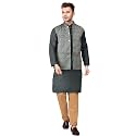 Men39s Cotton Silk Blend Regular Kurta Pyjama